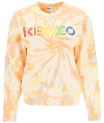 (W) Kenzo SS22 紮染標誌印花黃色圓領長袖毛衣 FC52SW8474ML3-5C Order (W) Kenzo SS22 紮染標誌印花黃色圓領長袖毛衣 FC52SW8474ML3-5C