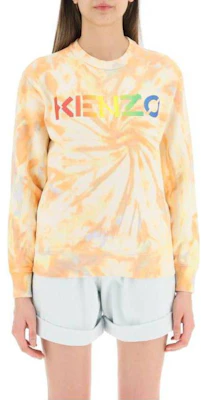 (W) Kenzo SS22 紮染標誌印花黃色圓領長袖毛衣 FC52SW8474ML3-5C Lookbook (W) Kenzo SS22 紮染標誌印花黃色圓領長袖毛衣 FC52SW8474ML3-5C