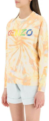 (W) Kenzo SS22 紮染標誌印花黃色圓領長袖毛衣 FC52SW8474ML3-5C Purchase (W) Kenzo SS22 紮染標誌印花黃色圓領長袖毛衣 FC52SW8474ML3-5C