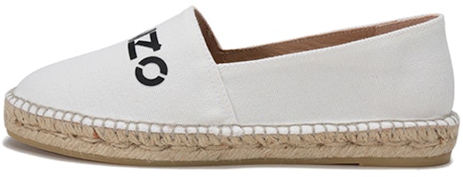 (Women) Kenzo SS22 White 'Fabric Hemp Woven Fisherman Flat' FB62ES182F71-01 (Women) Kenzo SS22 White 'Fabric Hemp Woven Fisherman Flat' FB62ES182F71-01