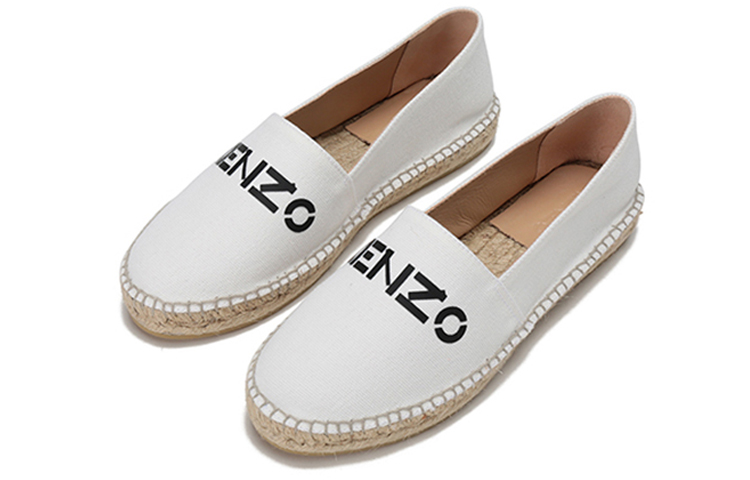 Lookbook (W) Kenzo SS22 Wit ''Stoffen Hennep Geweven Visserssandaal'' FB62ES182F71-01