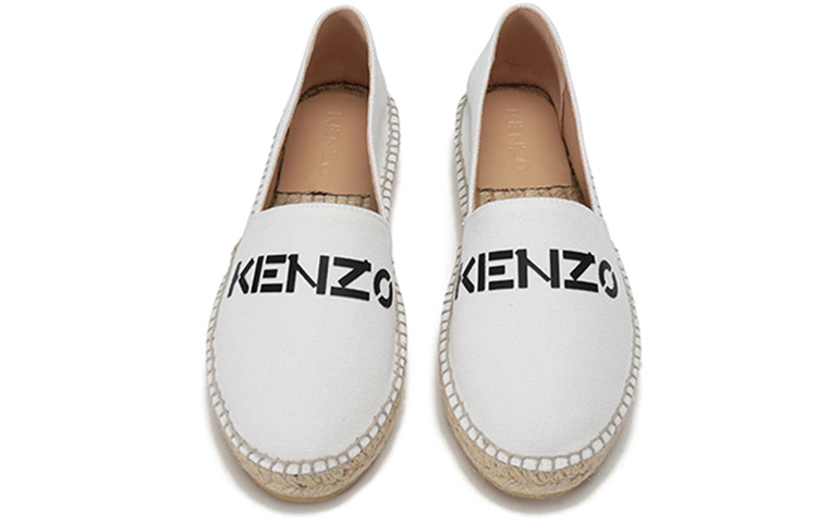 Shop (W) Kenzo SS22 Wit ''Stoffen Hennep Geweven Visserssandaal'' FB62ES182F71-01