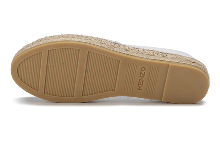 Details for (W) Kenzo SS22 Wit ''Stoffen Hennep Geweven Visserssandaal'' FB62ES182F71-01