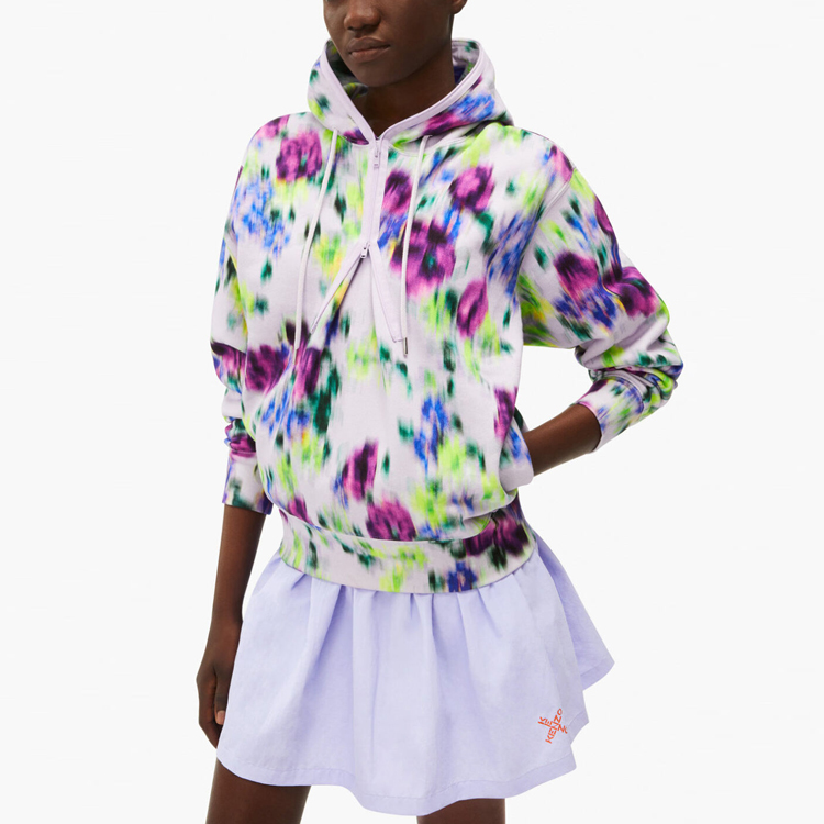 Purchase (W) Kenzo SS22 白色花卉印花连帽衫 FC52SW6544ML-66