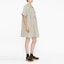 Purchase (W) KENZO SS23 カーキ チェック柄ディテール Aライン半袖ワンピース FD52RO1139RU-40