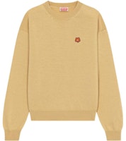 (Women) KENZO SS23 Beige Floral Embroidered Wool Knit Sweater. FD52PU3813LB-11 (Women) KENZO SS23 Beige Floral Embroidered Wool Knit Sweater. FD52PU3813LB-11