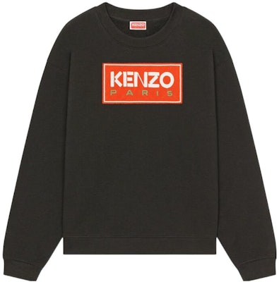(Women) KENZO SS23 Black Crewneck Sweatshirt with Letter Logo Print. FD52SW0384MF-99 Buy (Women) KENZO SS23 Black Crewneck Sweatshirt with Letter Logo Print. FD52SW0384MF-99