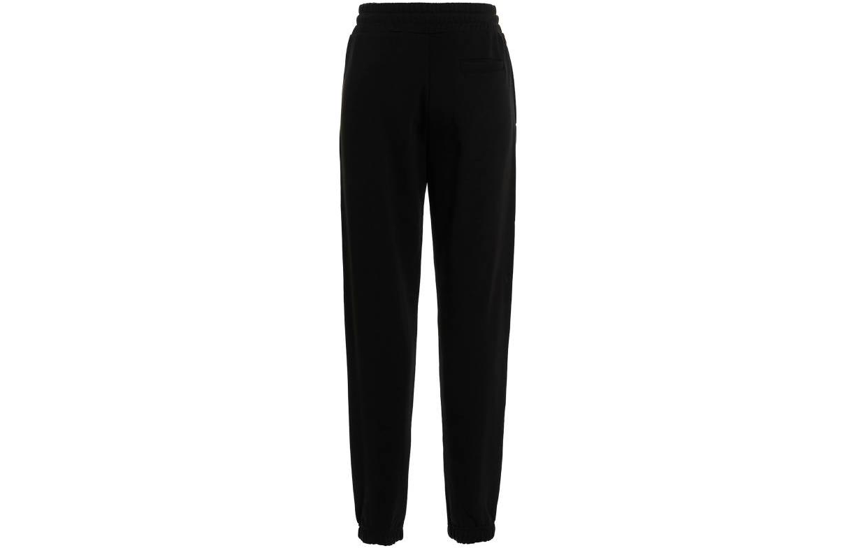 Lookbook (W) 겐조 SS23 블랙 로고 프린트 스트레이트핏 스웻팬츠. FD52PA7114MF99J