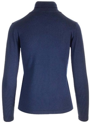 (Women) KENZO SS23 Blue Patterned High-Neck Long-Sleeve Sweater. FD62PU4193BA-77 Lookbook (Women) KENZO SS23 Blue Patterned High-Neck Long-Sleeve Sweater. FD62PU4193BA-77