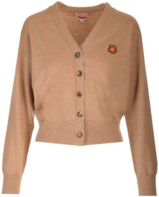 (W) Cárdigan Marrón KENZO SS23 con Escote en V y Botones, Logo con Insignia. FD52CA3833LB87 Order (W) Cárdigan Marrón KENZO SS23 con Escote en V y Botones, Logo con Insignia. FD52CA3833LB87