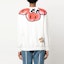 Shop (W) KENZO SS23 Sudadera Blanca Cuello Redondo Diseño Gráfico de Dibujos Animados. FD52SW6574MB-02