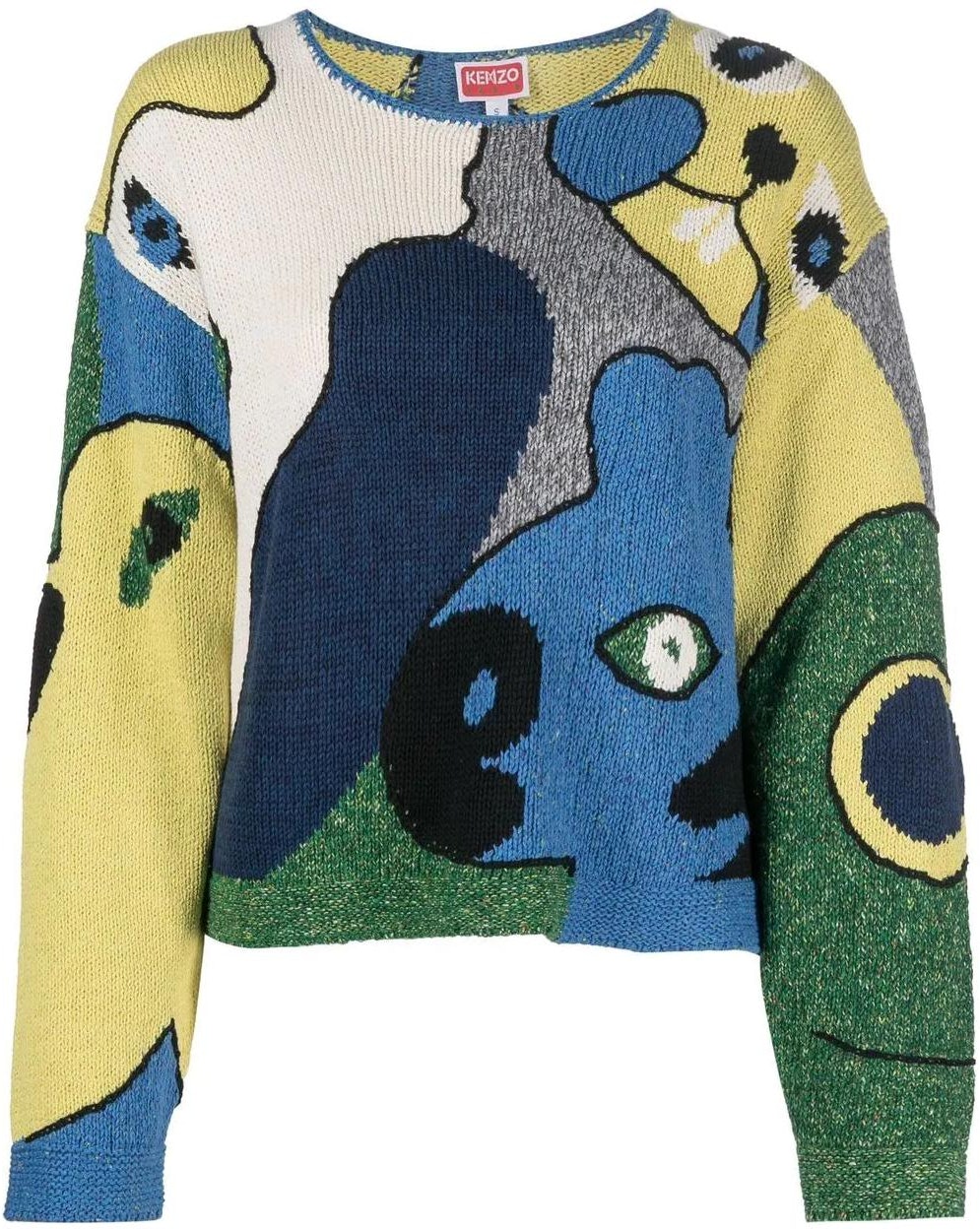 women-kenzo-ss-23-green-patterned-color-block-crewneck-knit-sweater-fd-52-pu-3543-cf-77