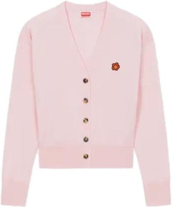 (W) ケンゾー SS23 ピンク Vネック ニット 長袖 セーター FD52CA3833LB-34 Order (W) ケンゾー SS23 ピンク Vネック ニット 長袖 セーター FD52CA3833LB-34