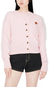 (W) ケンゾー SS23 ピンク Vネック ニット 長袖 セーター FD52CA3833LB-34 Shop (W) ケンゾー SS23 ピンク Vネック ニット 長袖 セーター FD52CA3833LB-34