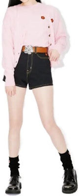 (W) ケンゾー SS23 ピンク Vネック ニット 長袖 セーター FD52CA3833LB-34 Purchase (W) ケンゾー SS23 ピンク Vネック ニット 長袖 セーター FD52CA3833LB-34