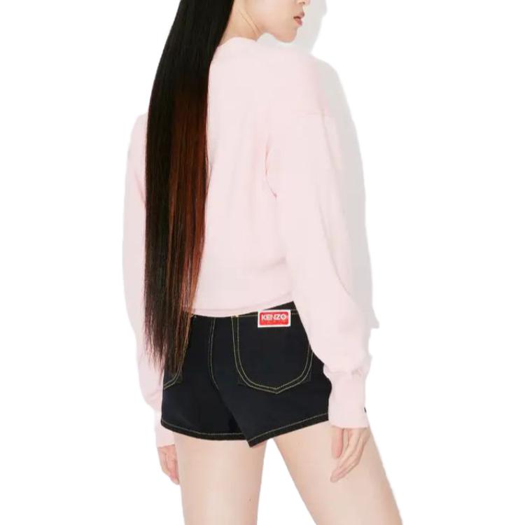 Details for (W) ケンゾー SS23 ピンク Vネック ニット 長袖 セーター FD52CA3833LB-34