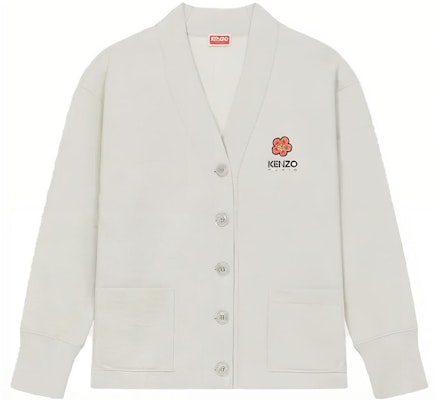 (W) 겐조 SS23 솔리드 컬러 니트 가디건 화이트 FD52SW0374ME-93 Buy (W) 겐조 SS23 솔리드 컬러 니트 가디건 화이트 FD52SW0374ME-93