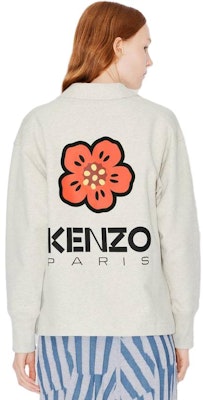 (W) 겐조 SS23 솔리드 컬러 니트 가디건 화이트 FD52SW0374ME-93 Details for (W) 겐조 SS23 솔리드 컬러 니트 가디건 화이트 FD52SW0374ME-93