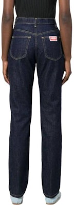 (Women) KENZO SS23 Solid Straight Fit Blue Jeans FD62DP2106B1DM Shop (Women) KENZO SS23 Solid Straight Fit Blue Jeans FD62DP2106B1DM