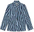 Order (W) KENZO SS23 蓝色条纹长袖牛仔夹克. FD62DV2436R1-DM