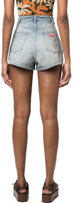(Women) KENZO SS23 Washed High-Waist Denim Shorts Light Blue. FD52DS2246B3-DY Purchase (Women) KENZO SS23 Washed High-Waist Denim Shorts Light Blue. FD52DS2246B3-DY