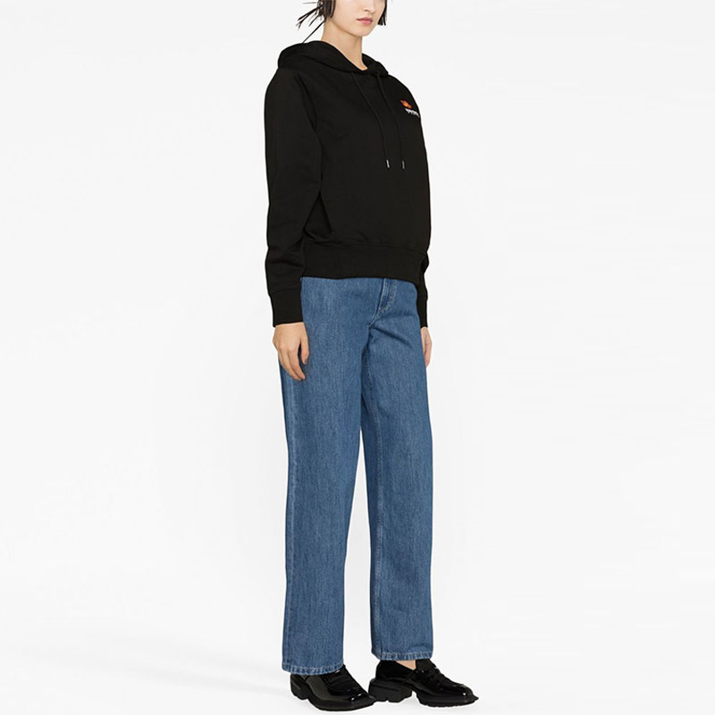 Purchase (W) KENZO SS23 Sudadera con Capucha Negra Boke Flower Diseño Floral. FD52SW0484MF-99