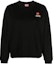 Buy (Women) KENZO SS23 Boke Flower Logo Embroidered Crewneck Sweatshirt Black FD52SW0404MF-99J