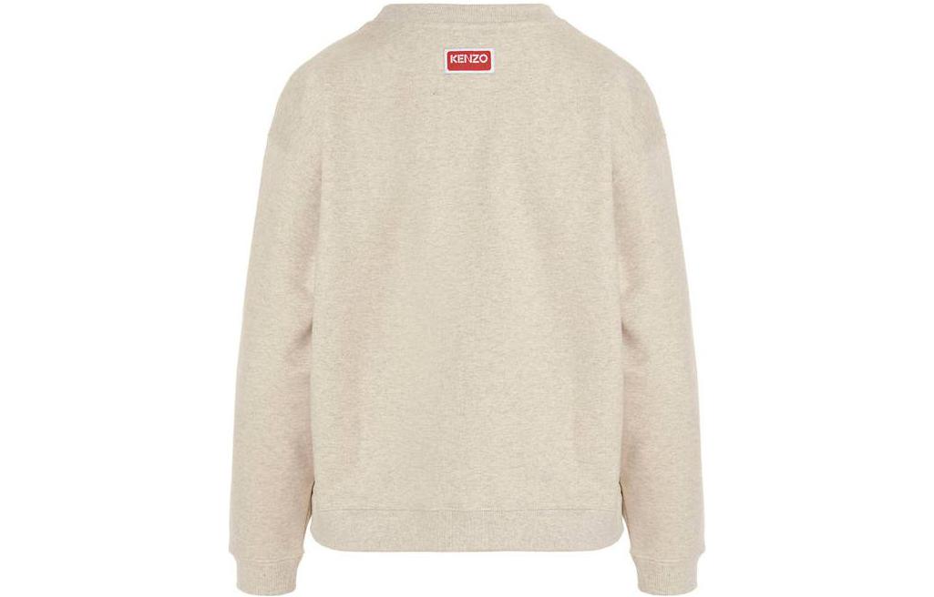 Lookbook (Women) KENZO SS23 Boke Flower Logo Print Crewneck Long Sleeve Sweatshirt Women Off-White FD52SW0364ME93