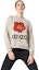 Purchase (Women) KENZO SS23 Boke Flower Logo Print Crewneck Long Sleeve Sweatshirt Women Off-White FD52SW0364ME93