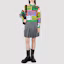 Shop (Women) KENZO SS23 Colorblock Logo Print Knit Sweater Women Multicolor FD52PU3673CD-MU