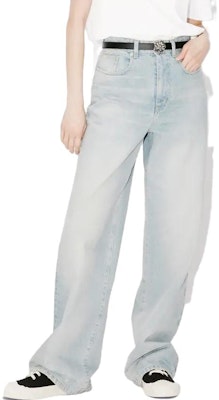 (Women) KENZO SS23 Mid-Waist Straight Leg Jeans Blue FD62DP2226B8-DS Purchase (Women) KENZO SS23 Mid-Waist Straight Leg Jeans Blue FD62DP2226B8-DS