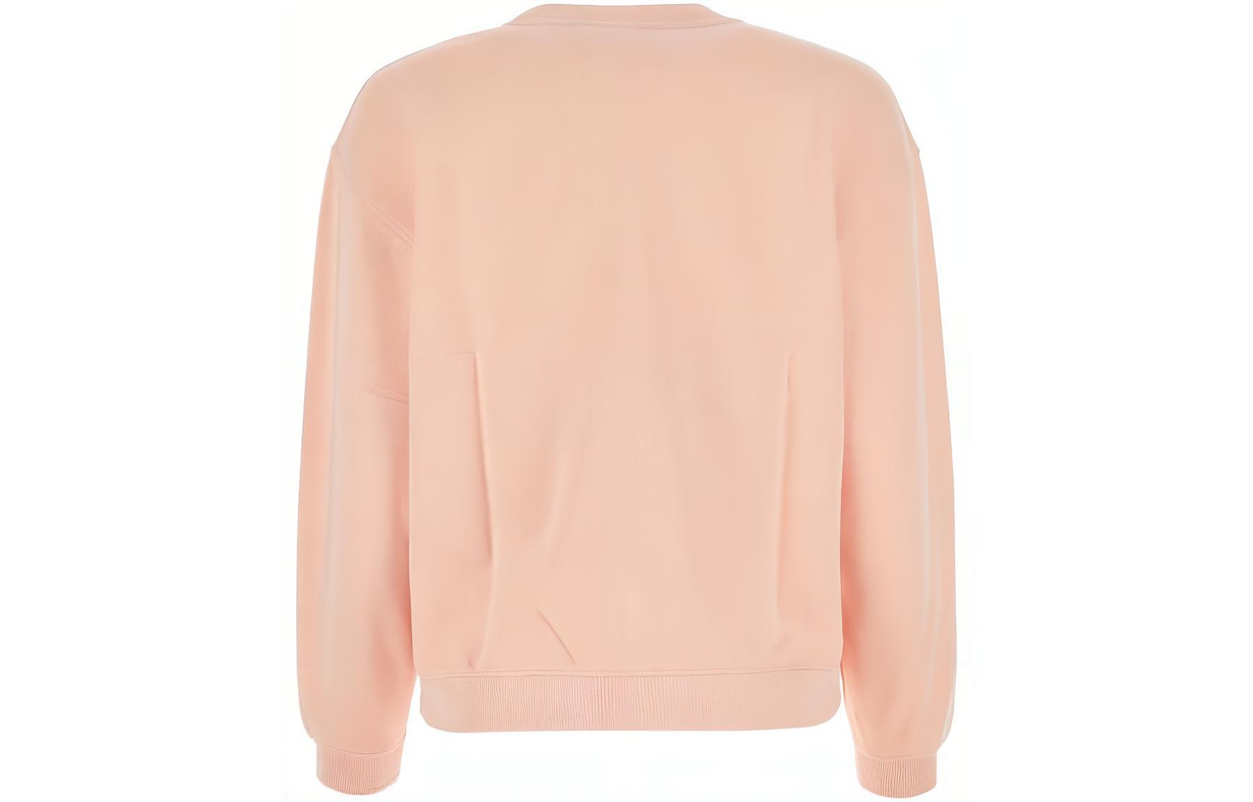 Lookbook (W) KENZO SS23 Sweatshirt Wanita Pink Floral Bordir Lengan Panjang. FD52SW0404MF-34