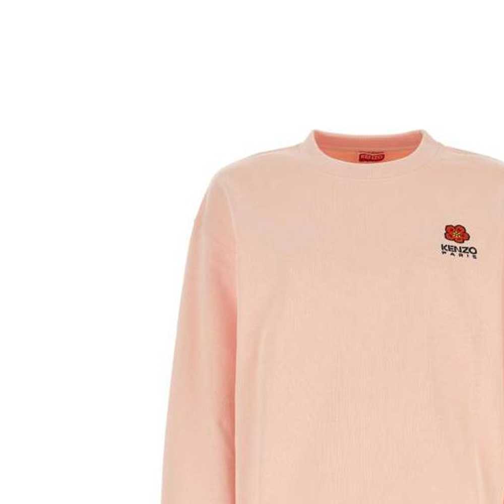Details for (W) KENZO SS23 Sweatshirt Wanita Pink Floral Bordir Lengan Panjang. FD52SW0404MF-34