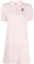 Buy (W) KENZO SS23 女士粉色字母印花短袖翻领连衣裙 FC62RO7074PU-34