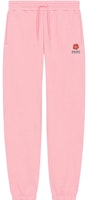 (Women) KENZO SS23 Pink Straight-Leg Sweatpants with Logo Print for Women. FD52PA7114MF-30 (Women) KENZO SS23 Pink Straight-Leg Sweatpants with Logo Print for Women. FD52PA7114MF-30