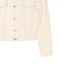 Cheap (Women) KENZO SS24 Beige Monochrome Letter Button-Up Long Sleeve Jacket FE55DV3026W4-WT