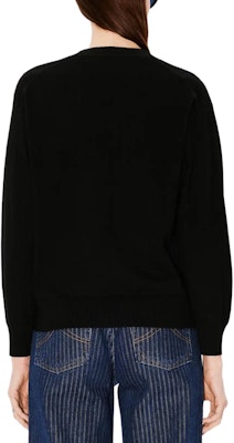 (W) KENZO 2024春夏 黑色花卉刺绣V领开衫毛衣。 FE62CA4753LB-99J Details for (W) KENZO 2024春夏 黑色花卉刺绣V领开衫毛衣。 FE62CA4753LB-99J