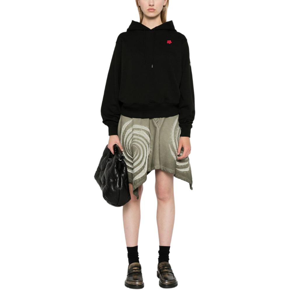 (Women) KENZO SS24  Black Logo Drawstring Hoodie Sweatshirt. FE62SW1634MF-99J 圖 3