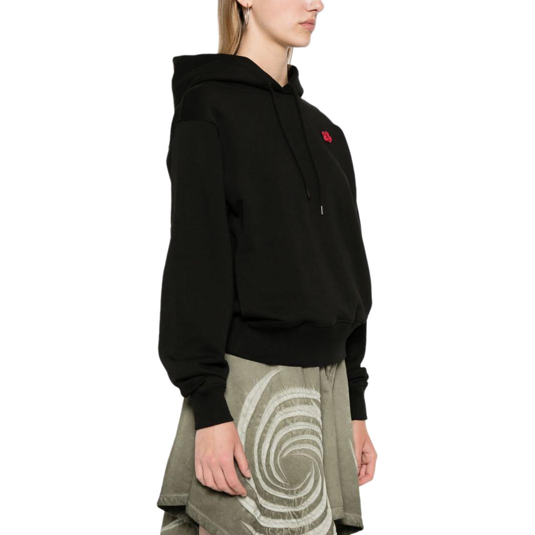 (Women) KENZO SS24  Black Logo Drawstring Hoodie Sweatshirt. FE62SW1634MF-99J 圖 5