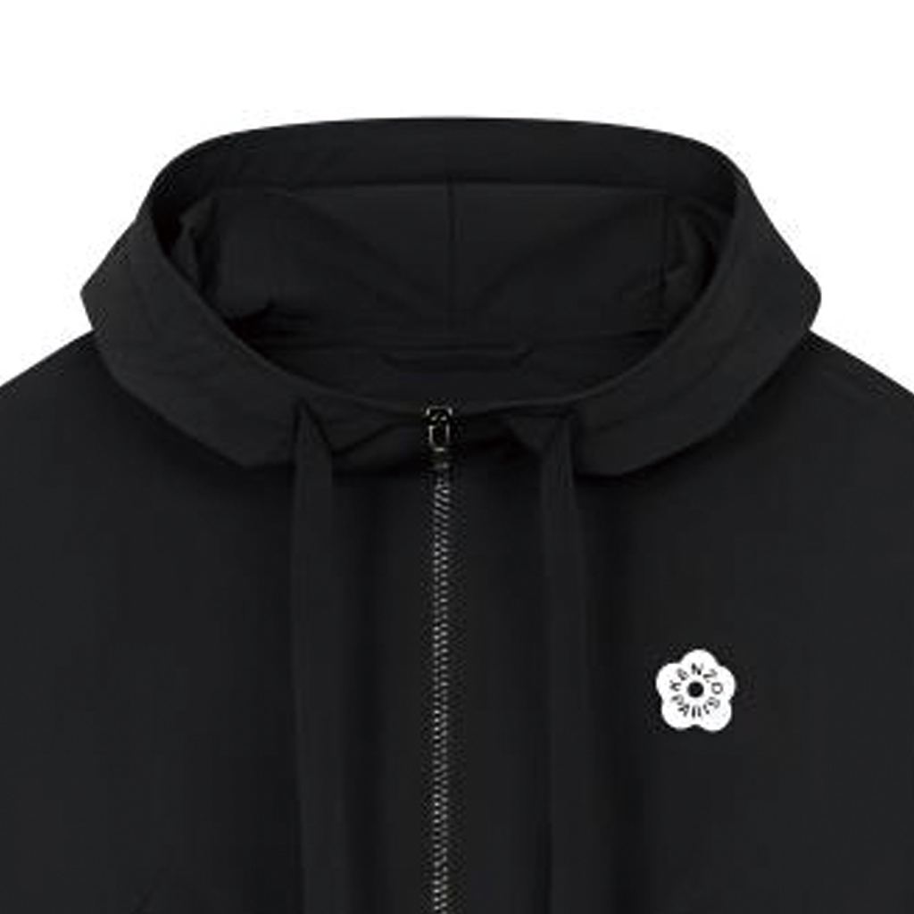 (Women) KENZO SS24  Black Logo Print Zip-Up Hoodie Jacket. FE52BL1719NF-99 圖 6