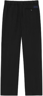 (Women) KENZO SS24 Black Solid Color Mid-Rise Straight-Leg Casual Pants FE52PA0779FD-99 Lookbook (Women) KENZO SS24 Black Solid Color Mid-Rise Straight-Leg Casual Pants FE52PA0779FD-99