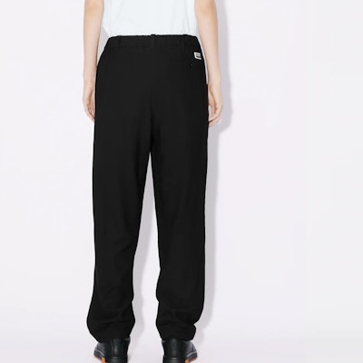 (Women) KENZO SS24 Black Solid Color Mid-Rise Straight-Leg Casual Pants FE52PA0779FD-99 Sizing (Women) KENZO SS24 Black Solid Color Mid-Rise Straight-Leg Casual Pants FE52PA0779FD-99