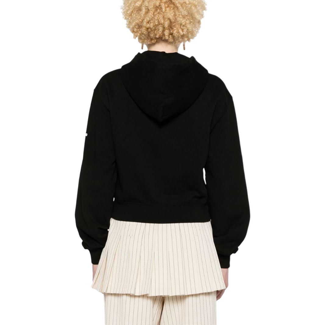 Shop (Women) KENZO SS24  Black Tiger Embroidered Hoodie Sweatshirt FE52SW1474MF-99J