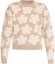 Order (Women) KENZO SS24 Floral Embroidered Knit Long-Sleeve Sweater in Beige. FE62PU4873CN-11
