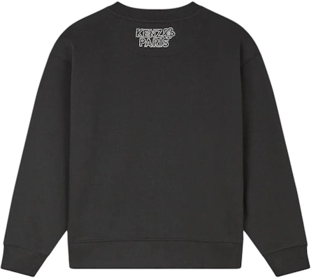 (Women) KENZO SS24 Floral Letter Crewneck Pullover Sweatshirt Black FE62SW1654MF-99J Lookbook (Women) KENZO SS24 Floral Letter Crewneck Pullover Sweatshirt Black FE62SW1654MF-99J