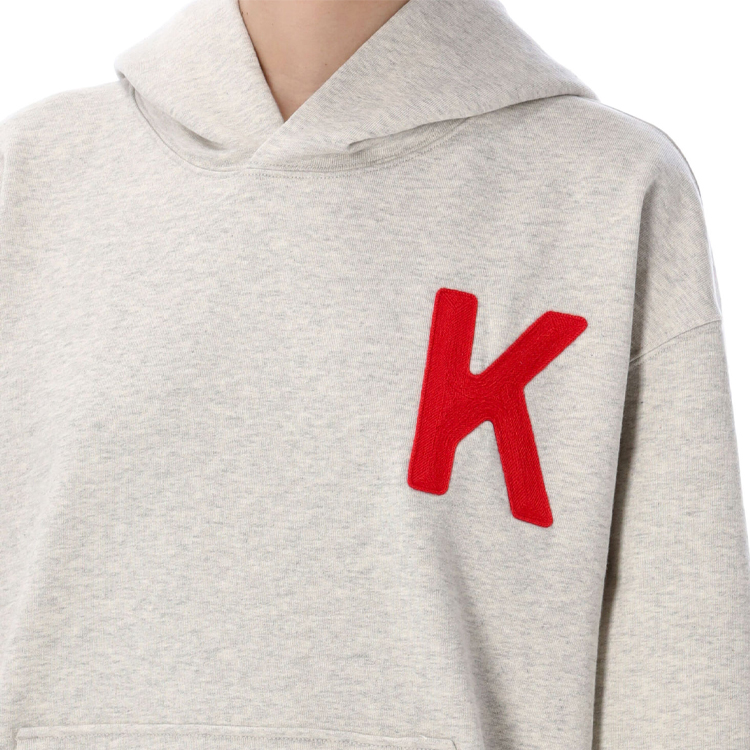 (Women) KENZO SS24  Grey Tiger Print Logo Long-Sleeve Crewneck Sweatshirt FE58SW0114MFK-93