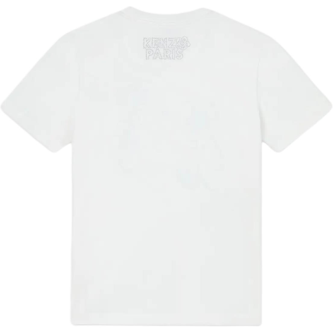 (Women) KENZO SS24  Logo Floral Embroidered Loose Fit T-Shirt White FE62TS1434SG-02 圖 3