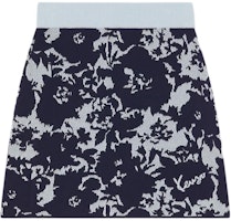 (Women) KENZO SS24 Midnight Blue Floral Camo Mini Skirt. FE52JU4513CG-77 (Women) KENZO SS24 Midnight Blue Floral Camo Mini Skirt. FE52JU4513CG-77