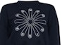 Sizing (Women) KENZO SS24 Navy Blue Pullover Sweatshirt with Embroidered Logo. FE62SW1564MI-79