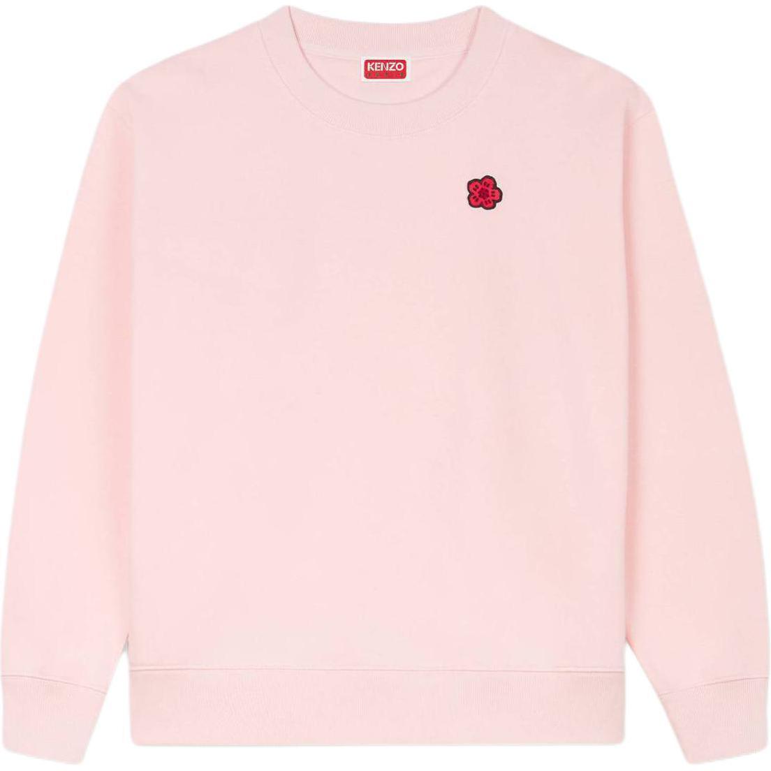 Order (Women) KENZO SS24  Pink Sweatshirt with Floral Embroidery Lettering. FE62SW1614MF-34